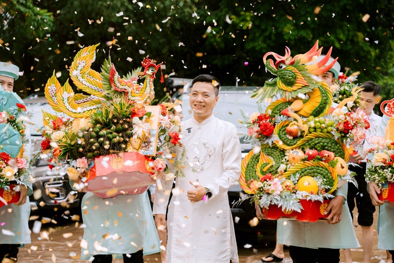 Đám cưới độc lạ trong mùa mưa bão tại miền Bắc Đám cưới độc lạ trong mùa mưa bão tại miền Bắc