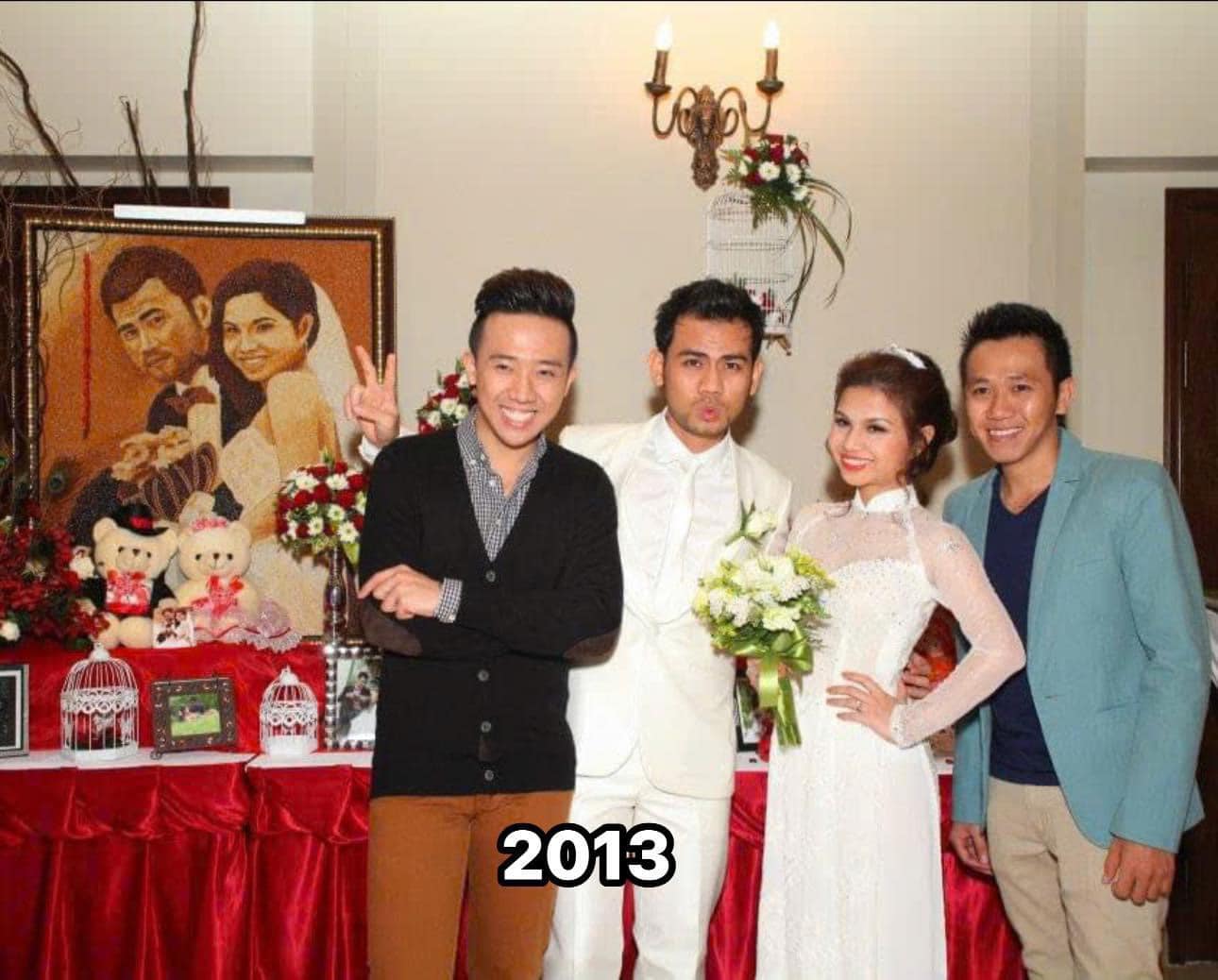Trấn Thành và Hari Won để lộ tiền mừng cưới Anh Đức