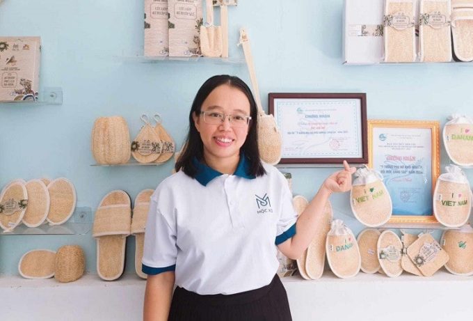 8X Đà Nẵng Võ Ngọc Thư kiếm hàng trăm triệu đồng mỗi tháng từ kinh doanh xơ mướp