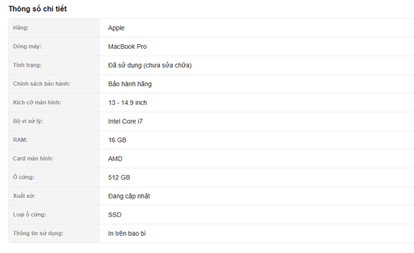 MacBook Pro 15 inch giá sốc chỉ 5,5 triệu: Thiết kế sang trọng, hiệu năng mạnh mẽ