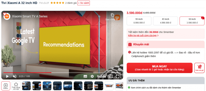 Top 3 Smart TV Dưới 5 Triệu: Kết Nối Mượt Mà Cho Trải Nghiệm Giải Trí Tuyệt Vời